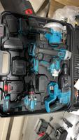 Ensemble d'outils électriques sans fil multifonctionnels 5-en-1 sans balais 800W, perceuse sans clé, batterie au lithium, personnalisable OEM, recharge électrique