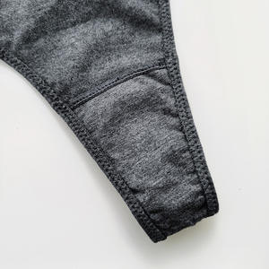 Culotte string confortable pour femme, style européen et américain, en pur coton non tissé, taille haute, imprimé zèbre et léopard, avec lanière latérale - Product Image 4