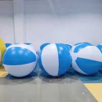 Ballon de plage gonflable géant en PVC personnalisé avec logo imprimé, 1m, 1.2m, 1.5m, pour jeux aquatiques et publicité, vente en gros