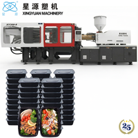 Máquina de Moldeo por Inyección de Pared Delgada de Alta Velocidad XY300-S 300T para la Fabricación de Recipientes de Plástico PP para Ensaladas, Loncheras Desechables y Contenedores de Alimentos