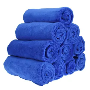 洗车毛巾和超细纤维加厚吸收性汽车毛巾汽车清洁双面天鹅绒美发毛巾定制