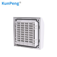 Kipas Pendingin Ventilasi Filter Louver Penutup Jaring Pelindung Kotak Hujan Layar Filter 0.191kg Cina