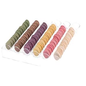 Plateau d'affichage <span class=keywords><strong>macaron</strong></span> en acrylique léger <span class=keywords><strong>Présentoir</strong></span> à dessert à 6 emplacements Support à biscuits Supports en acrylique pour affichage léger - Product Image 5