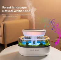Diffuseur d'huiles essentielles à flamme de luxe, humidificateur ultrasonique à brume froide portable 200ml+ pour la maison, l'hôtel, le SPA, vente en gros OEM