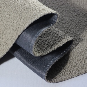 Chất Lượng Cao Mềm 1 Cuộn Đồng Bằng Boucle <span class=keywords><strong>Teddy</strong></span> Bọc Vải Cho Nhà Dệt May Lót Dobby Thấp Moq Cho Phòng Ăn Rèm Cửa - Product Image 4