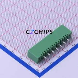 KF2EDGVM-5.0-7P Plug-in Terminal Block Through hole,P=5mm Connector Board-to-Board / Socket - Closed Screw Fixing 1x7P 5mm - Product Image 2