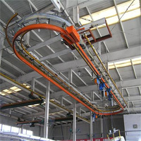 SEVENCRANE Système de pont roulant modulaire léger 1,5t avec palan électrique et commande suspendue pour pont roulant sur rail pour le transport de matériaux en usine