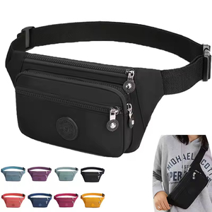 Sacs banane de voyage personnalisés en nylon imperméable, sacs messager pour la course et le sport, pochettes de téléphone tendance, sacs bandoulière de poitrine - Product Image 1