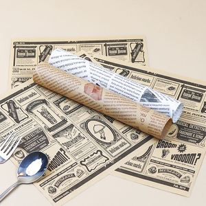 42*24CM Wholesale Customize Print Logo Disposable Food Safe Grade <b>Greaseproof</b> <b>Paper</b> Baking <b>Paper</b> Sheet 200pcs - Product Image 6