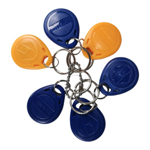 64bit không thấm nước ABS RFID Proximity keyfob kiểm soát truy cập thẻ nhựa 125Khz em ID tk4100 <span class=keywords><strong>chip</strong></span> không tiếp xúc RFID Token <span class=keywords><strong>Keychain</strong></span> - Product Image 1