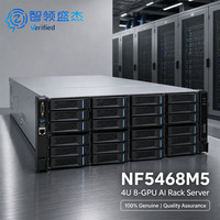 NF5468M5 4U Rack AI GPU Server Dual Xeon Scalable Mendukung 8 GPU untuk Inferensi Pembelajaran Mendalam Tersedia dalam Stok
