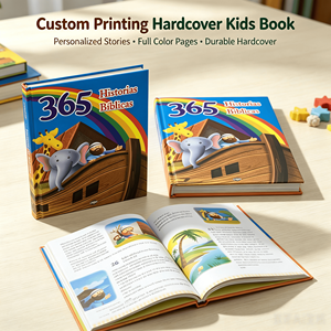 Servicio de Impresión Bajo Demanda de Libros de Historias Bíblicas Infantiles de Tapa Dura en Inglés para Educación 365, Impresión al Por Mayor de Fábrica - Product Image 1