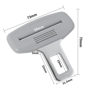Clip de ceinture de sécurité universel en métal de luxe et silencieux, boucle de sécurité à 2 points pour la plupart des véhicules, Chine - Product Image 6