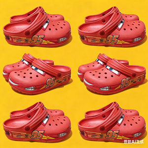 Zapatos de Verano para Niños y Adultos al por Mayor, Modelo 95, Estilo Slip-On con Dibujos Animados Paradise. Sandalias de Playa con Parte Superior de EVA Brillante Estilo Mackintosh - Product Image 2