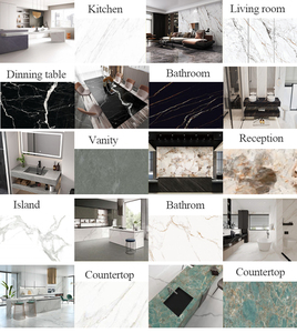 Baldosas modernas 1.2X2.4 Panel de pared de mármol <span class=keywords><strong>Encimera</strong></span> de losa de porcelana de piedra sinterizada artificial para decoración de pared del hogar - Product Image 3