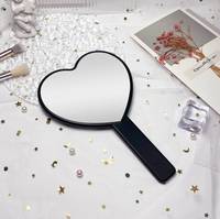 Vintage Handheld Spiegel Make-Up Spa Salon Make Vanity Hand Spiegel Handvat Cosmetische Spiegel Voor Vrouwen Met Logo