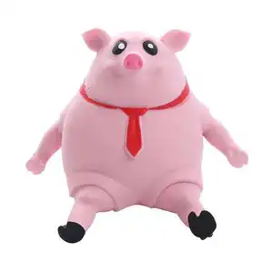 Hot bán khuyến mại biểu tượng tùy chỉnh PU bọt Antistress bóp mềm sản phẩm phát hành căng thẳng Squishy Lợn nhỏ rắm đồ chơi