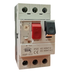 อุปกรณ์ป้องกันมอเตอร์ Ideal Kmp 10.0 6-10A สามเฟส Iec 60947 2 สวิตช์สตาร์ท-สต็อป - Product Image 1