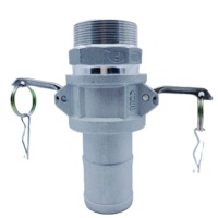 En Stock Acoplamiento de manguera de fuego rápido Aluminio Tipo a B C D E F DC DP Tubería Camlock Accesorios