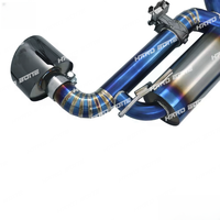 Échappement Catback de Tuning pour Audi RS3 TTRS 8Y 2.5T 2009-2024, Système d'Échappement Sport Racing en Titane avec Quatre Silencieux
