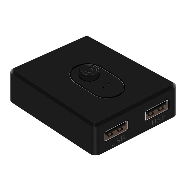 USB2.0 Print Sharing Adapter 2 in 1 Out / 1-in-2-out 2-Port USB Printer Sharing Switcher for Printers etc