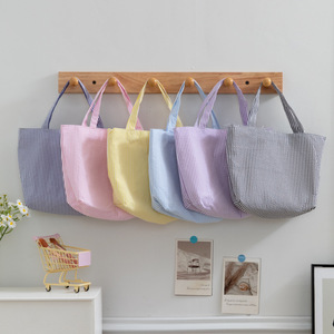 Bolso Tote a Rayas Má<span class=keywords><strong>s</strong></span> Vendido Transfronterizo para Mujer, Bolso de Hombro de Gran Capacidad, Bolso de Mano Estilo Casual Vintage Verano 2026 - Product Image 2