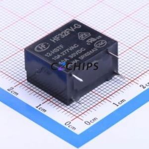HF32FV-G/12-HSTF Power Relay Through hole,10.2x18.4mm Relay 12V 1 Normally Open: 1A (SPST-Normally Open)::: 4 10A-250VAC - Product Image 1