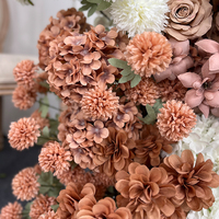 Arrangement de fleurs artificielles de fleurs de mariage PROMISE pour accessoires de photographie et décoration de mariage