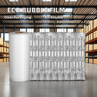Film de protection pour bouteilles de vin en HDPE à 4 tubes, sac de protection pour envoi postal, film de protection à colonnes d'air, emballage à bulles pour l'expédition