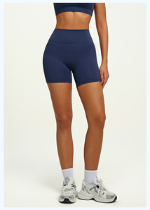 <span class=keywords><strong>Pantalones</strong></span> <span class=keywords><strong>Cortos</strong></span> de Yoga de Cintura Alta para <span class=keywords><strong>Mujer</strong></span>, Ajustados, Ideales para Correr, Deportes y Ciclismo, Venta al por Mayor de Fábrica, Ropa de Yoga, Cómodos y Amigables con la Piel - Product Image 5