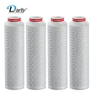 Darlly Imported High Quality Nylon 66 Pleated Filter Cartridge 0.2 Membrane Filters 10/20/30/40'' For Sterile Application