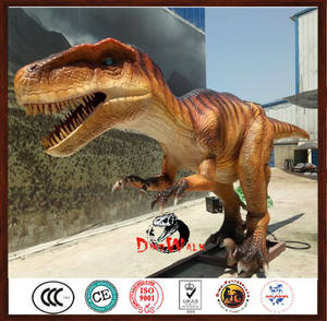 หุ่นยนต์จูราสสิสวนสนุกขนาด<span class=keywords><strong>ใหญ่</strong></span> Animatronic แบบจำลองไดโนเสาร์จำลองสูง - Product Image 5
