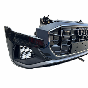 Para el conjunto de parachoques delantero <span class=keywords><strong>Audi</strong></span> Q8 Premium 2019-2024, parachoques delantero equipado con amplificador de Metal de rejilla de ventilador de radiador - Product Image 2