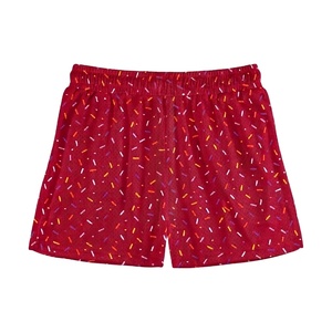 กางเกงขาสั้นเบสบอลผู้ชายสไตล์ไฮสตรีทสุดเทรนดี้ ผ้าโพลีเอสเตอร์/คอตตอน ระบายอากาศได้ดี แห้งเร็ว เอวสูง ปิดด้วยยางยืด - Product Image 3