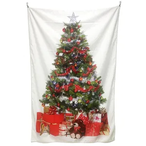 Weihnachten Wandteppiche Outdoor Indoor Party Dekorationen Decke haben gute visuelle Freude Wandbehang werfen