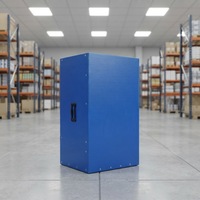 Vente d'usine - Boîte en plastique ondulé/boîte en PP alvéolée personnalisée, légère et résistante, blanche, noire, bleue