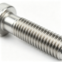 Vis à tête cylindrique hexagonale M2 en acier inoxydable 304 DIN 912 à filetage partiel pour machines
