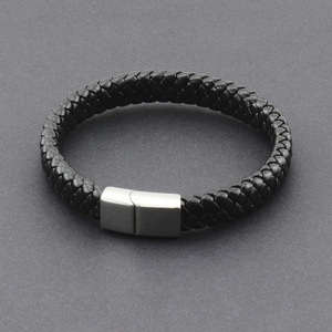 Câble de données USB créatif en cuir tressé style bracelet de mode, cordon de poignet pour smartphone, pour plateformes transfrontalières - Product Image 3