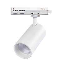 Spot LED COB 30W Bridgelux à prix compétitif, orientable, pour rail de plafond, intensité variable, en aluminium, moderne