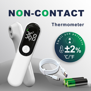 <span class=keywords><strong>Thermomètre</strong></span> auriculaire électronique à lecture rapide en 1 seconde, <span class=keywords><strong>thermomètre</strong></span> frontal sans contact à écran LCD portable - Product Image 4