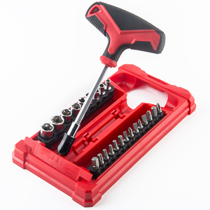 Juego <span class=keywords><strong>de</strong></span> Herramientas Manuales con 24 <span class=keywords><strong>Puntas</strong></span> <span class=keywords><strong>de</strong></span> <span class=keywords><strong>Destornillador</strong></span> Tipo T en <span class=keywords><strong>Caja</strong></span> <span class=keywords><strong>de</strong></span> Plástico, Personalizado, OEM, ODM, CN;JIA HEXON 22X9X1.5CM 24PCS N/A - Product Image 1