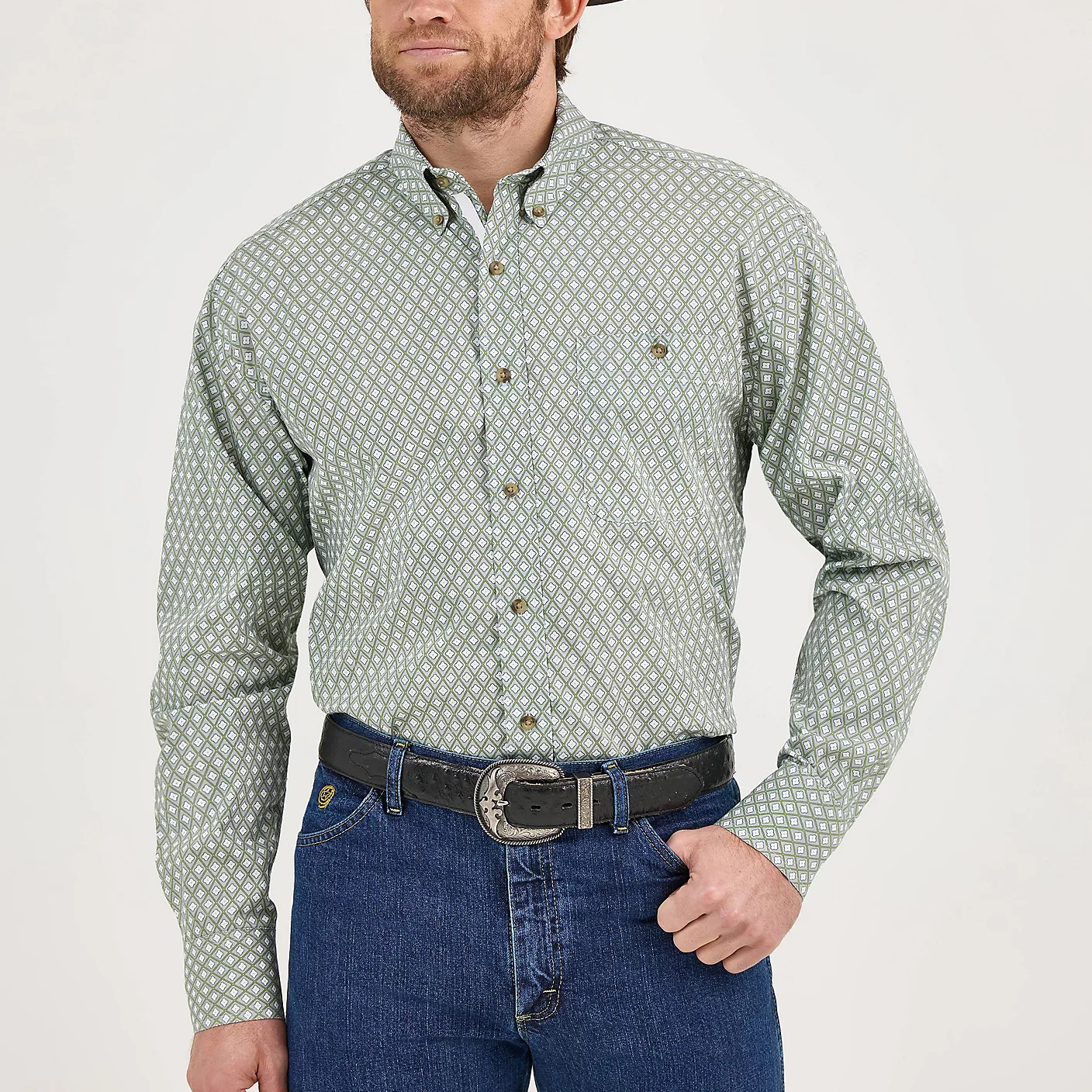 how people dressed in the early 2000s Vintage Mc Panthon Button-Down Shirt XL 43/44 Striped 90s 2000s