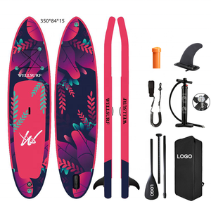 Weihai Manufacture 11 Feet Sup Double Layer Custom <b>Inflatable</b> CARBON FIBER Texture Surfboard Stand up Paddle Board <b>Inflatable</b> CA - Product Image 5