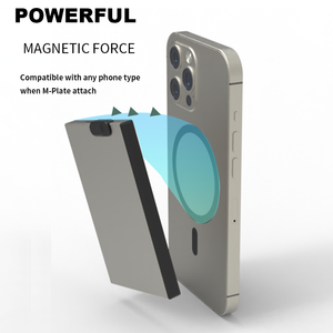 กระเป๋าสตางค์หนัง PU ที่ใส่กระเป๋าสตางค์แบบแม่เหล็กกระเป๋าใส่บัตรเคสโทรศัพท์โลโก้ตามสั่งได้กระเป๋าใส่บัตรอลูมิเนียมแฟชั่น - Product Image 3