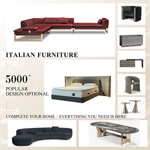 Divano Moderno Confortevole per Soggiorno, Arredamento in Pelle, Divano Componibile di Lusso Moderno - Product Image 4