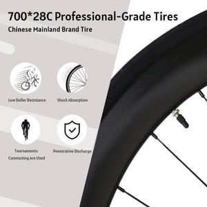 Vélo <span class=keywords><strong>de</strong></span> Route 16 Vitesses en Fibre <span class=keywords><strong>de</strong></span> Carbone, Vélo <span class=keywords><strong>de</strong></span> <span class=keywords><strong>Course</strong></span> avec <span class=keywords><strong>Guidon</strong></span> Intégré et Frein à Disque, Vélo <span class=keywords><strong>de</strong></span> Route pour Adulte - Product Image 6