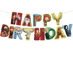 En gros <span class=keywords><strong>Harry</strong></span> <span class=keywords><strong>Potter</strong></span> <span class=keywords><strong>Thème</strong></span> Drapeau Ballon Gâteau Topper Ensemble Académie De Magie Pour La <span class=keywords><strong>Décoration</strong></span> De Fête D'<span class=keywords><strong>anniversaire</strong></span> - Product Image 6