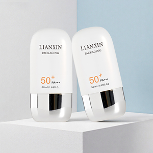 ขวดครีมกันแดดเปล่าสีขาวขนาด50มล. ขวดครีมกันแดดพลาสติกสีกำหนดเองได้ - Product Image 3