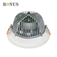 Spot LED encastré COB anti-éblouissement pour hôtel, 20W, dimmable, pour plafond