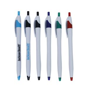 Reklam <span class=keywords><strong>dart</strong></span> şekli tükenmez kalem <span class=keywords><strong>Dart</strong></span> plastik beyaz katı LOGO özelleştirilmiş tıklama tükenmez kalem - Product Image 2